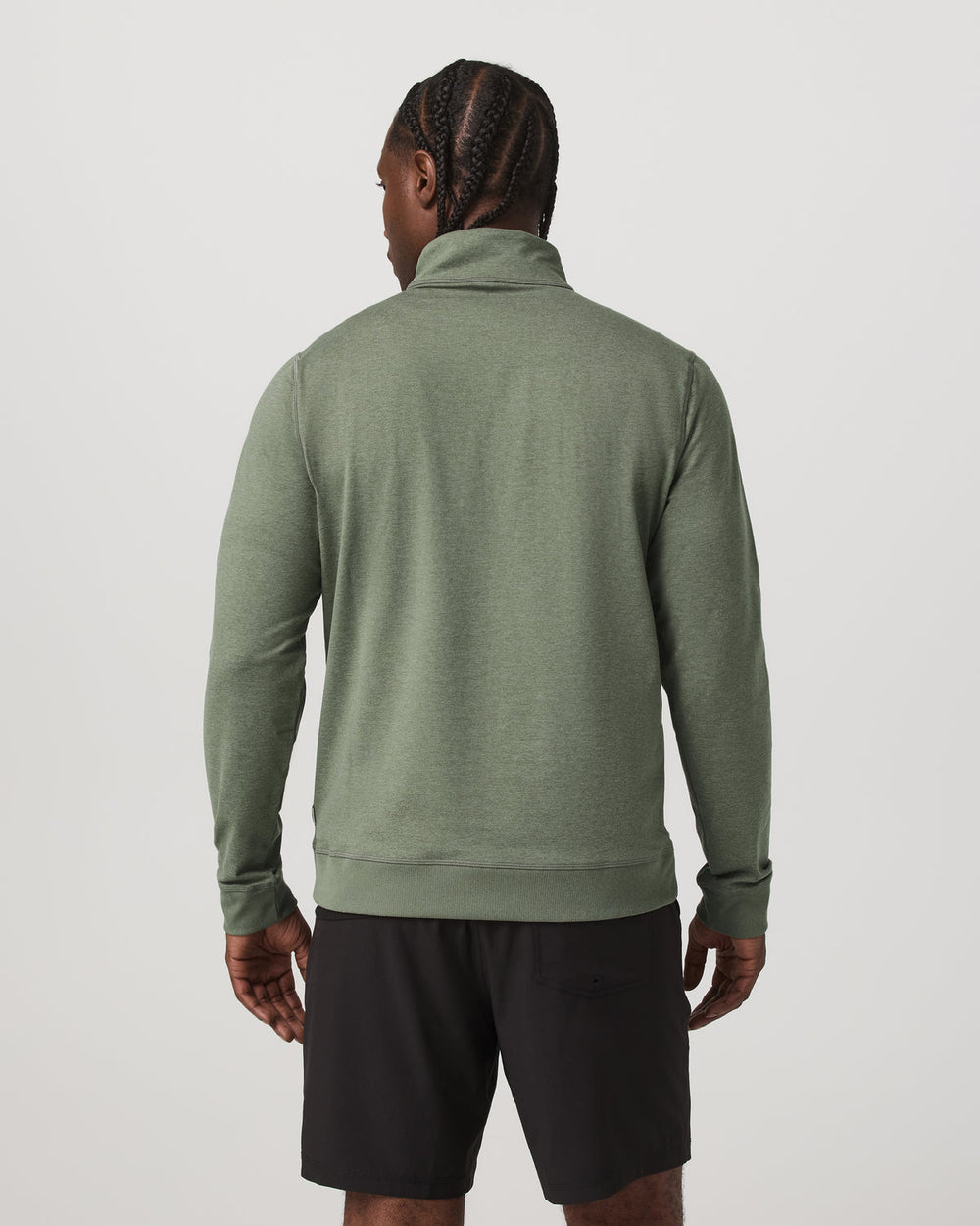 Vuori Coronado Half Zip Men's Light Oregano Heather Pullover