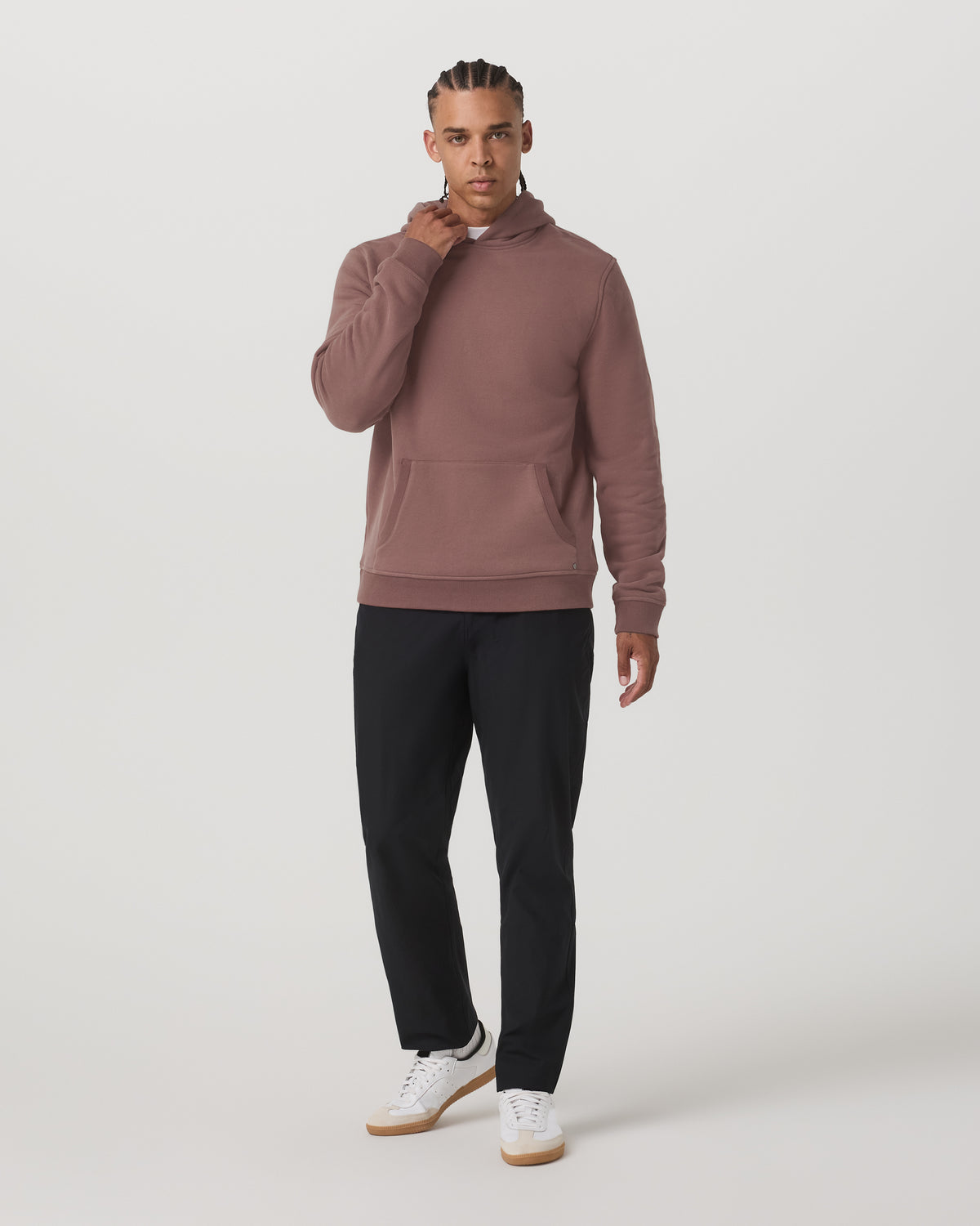 Vuori Seaside Pullover Hoodie Men's Sable Heavyweight Hoodie