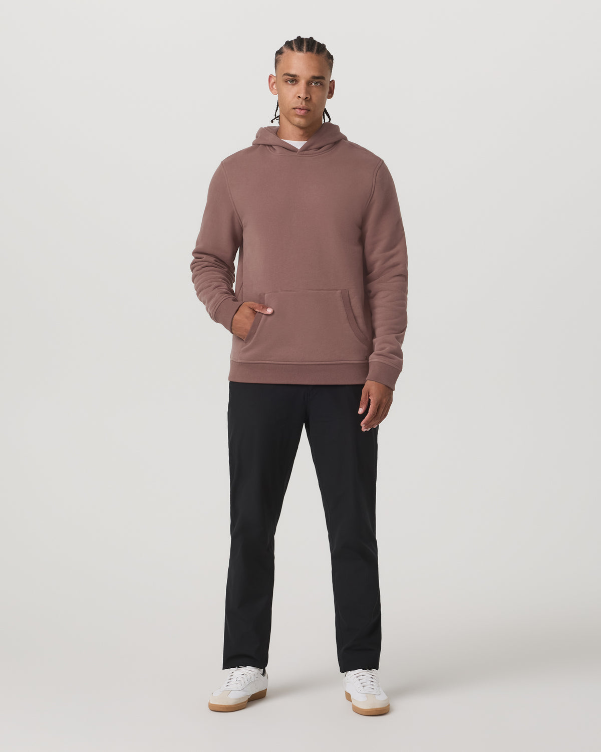 Vuori Seaside Pullover Hoodie Men's Sable Heavyweight Hoodie