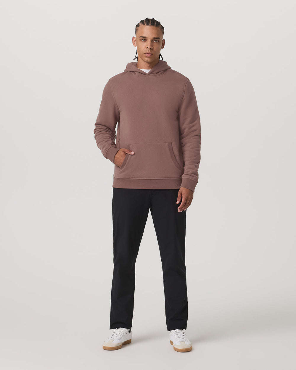 Vuori Seaside Pullover Hoodie Men's Sable Heavyweight Hoodie