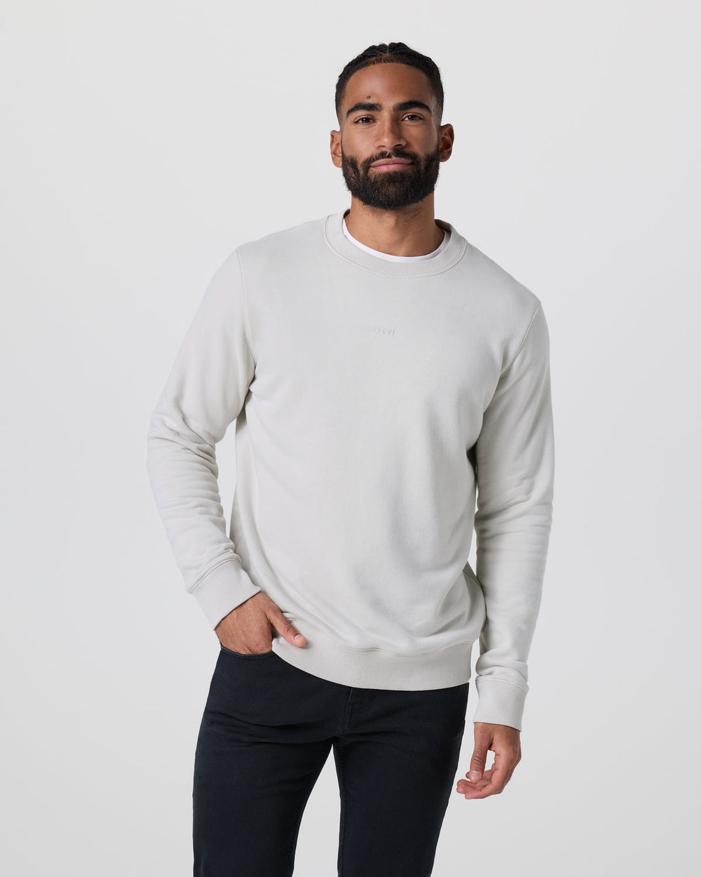 Vuori Cypress Logo Crew Salt