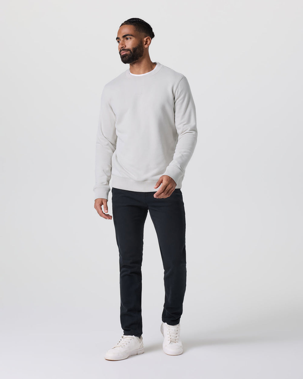 Vuori Cypress Logo Crew Salt