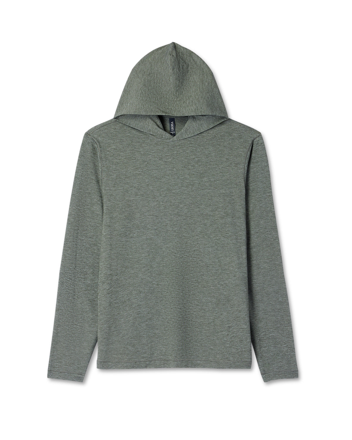 Vuori Long Sleeve Everyday Fitness Hoodie River Rock Heather