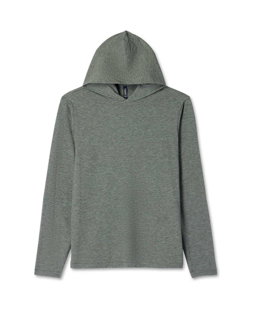 Vuori Long Sleeve Everyday Fitness Hoodie River Rock Heather