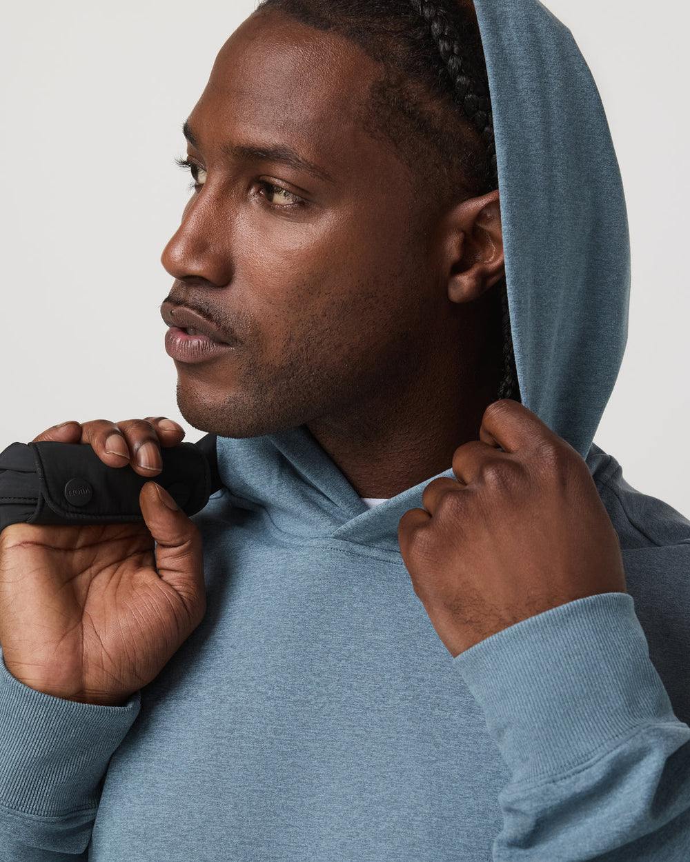 Vuori Coronado Pullover Hoodie 2.0 Men's Abyss Heather Hoodie