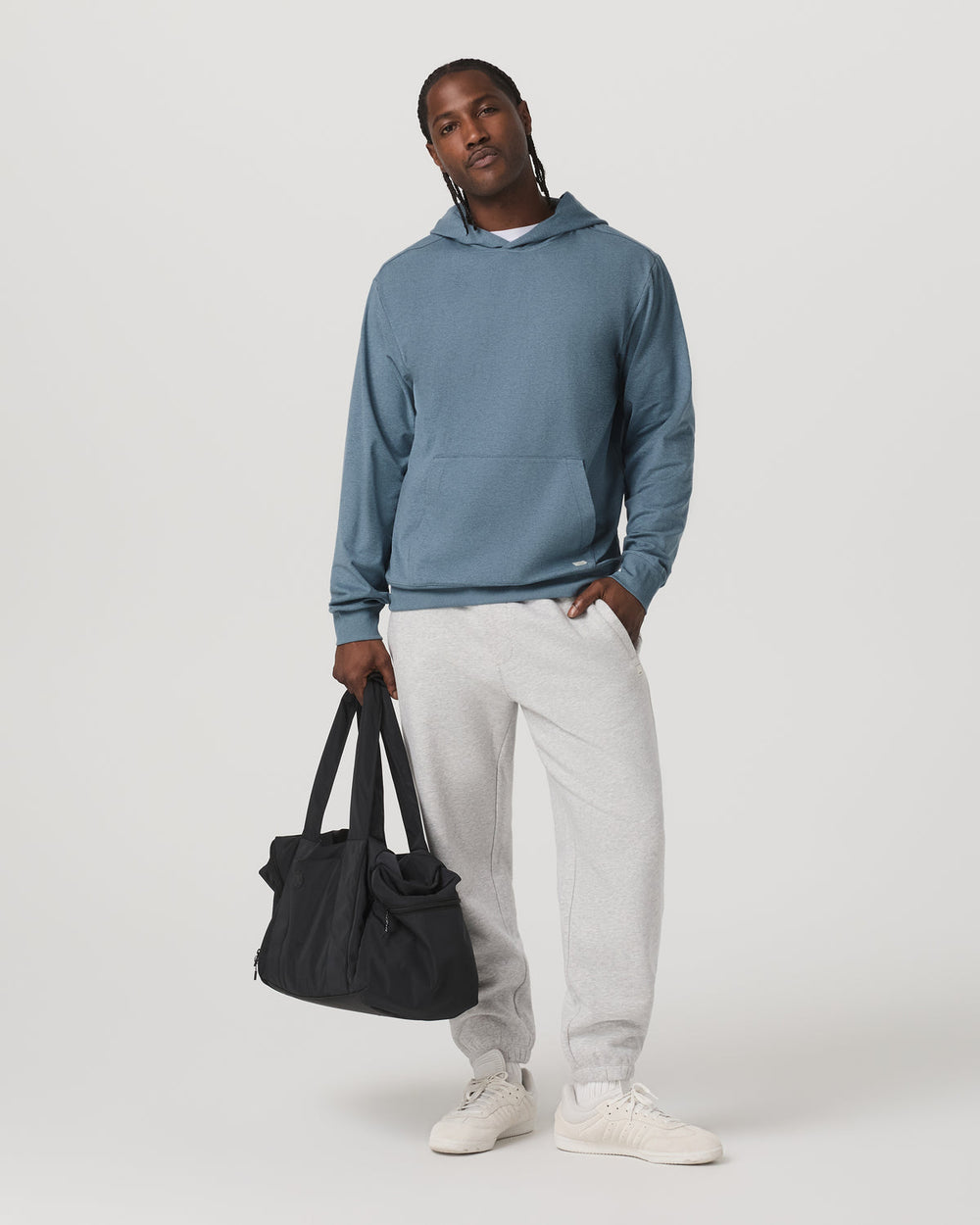 Vuori Coronado Pullover Hoodie 2.0 Men's Abyss Heather Hoodie