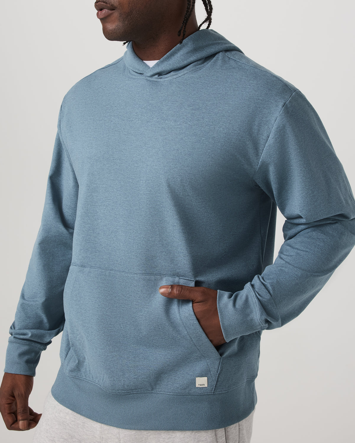 Vuori Coronado Pullover Hoodie 2.0 Men's Abyss Heather Hoodie