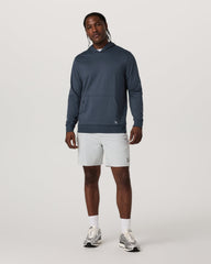 Vuori Sunday Hoodie 2.0 Men's Azure Heather Athletic Hoodie
