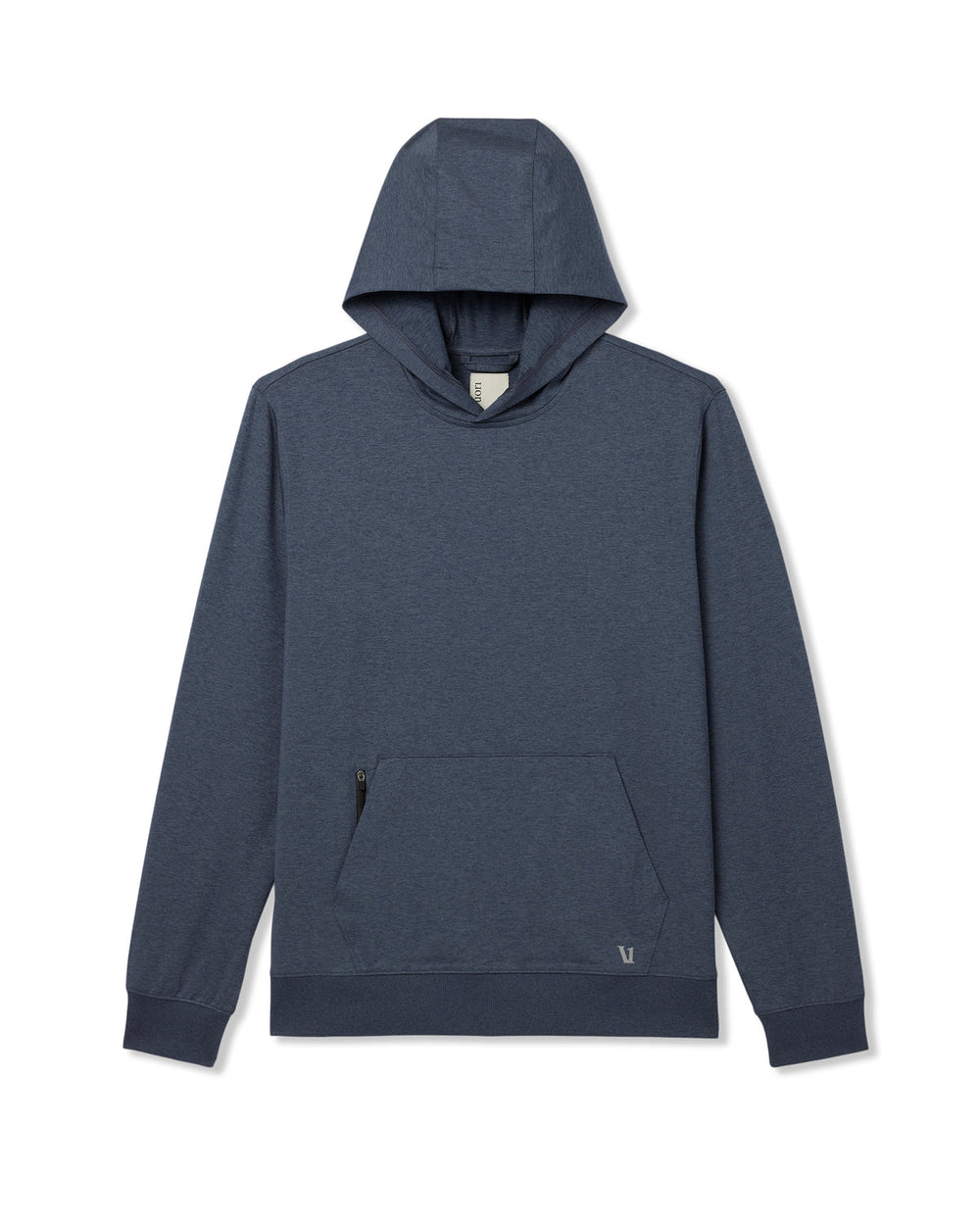 Vuori Sunday Hoodie 2.0 Men's Azure Heather Athletic Hoodie