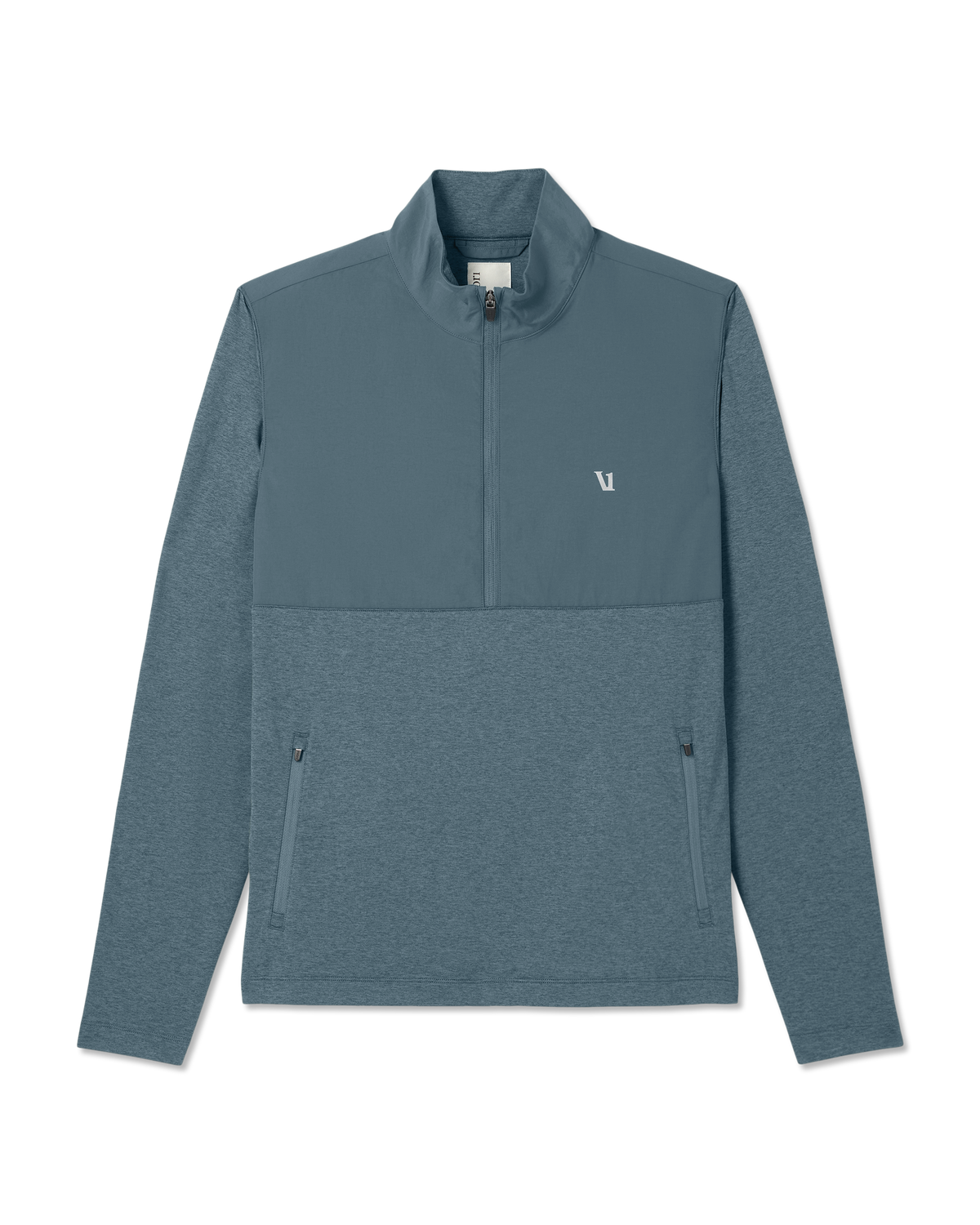 Vuori Sunday Element Half Zip Men's Blue Sea Heather Layer