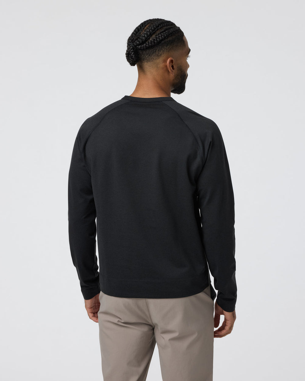 Vuori Coronado Crew Black Heather