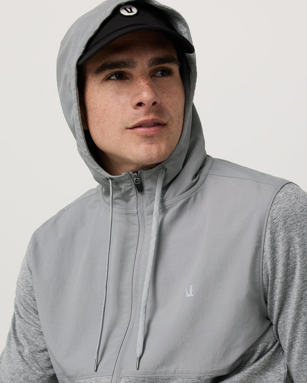 Vuori Sunday Element Jacket Men's Grey Heather Jacket