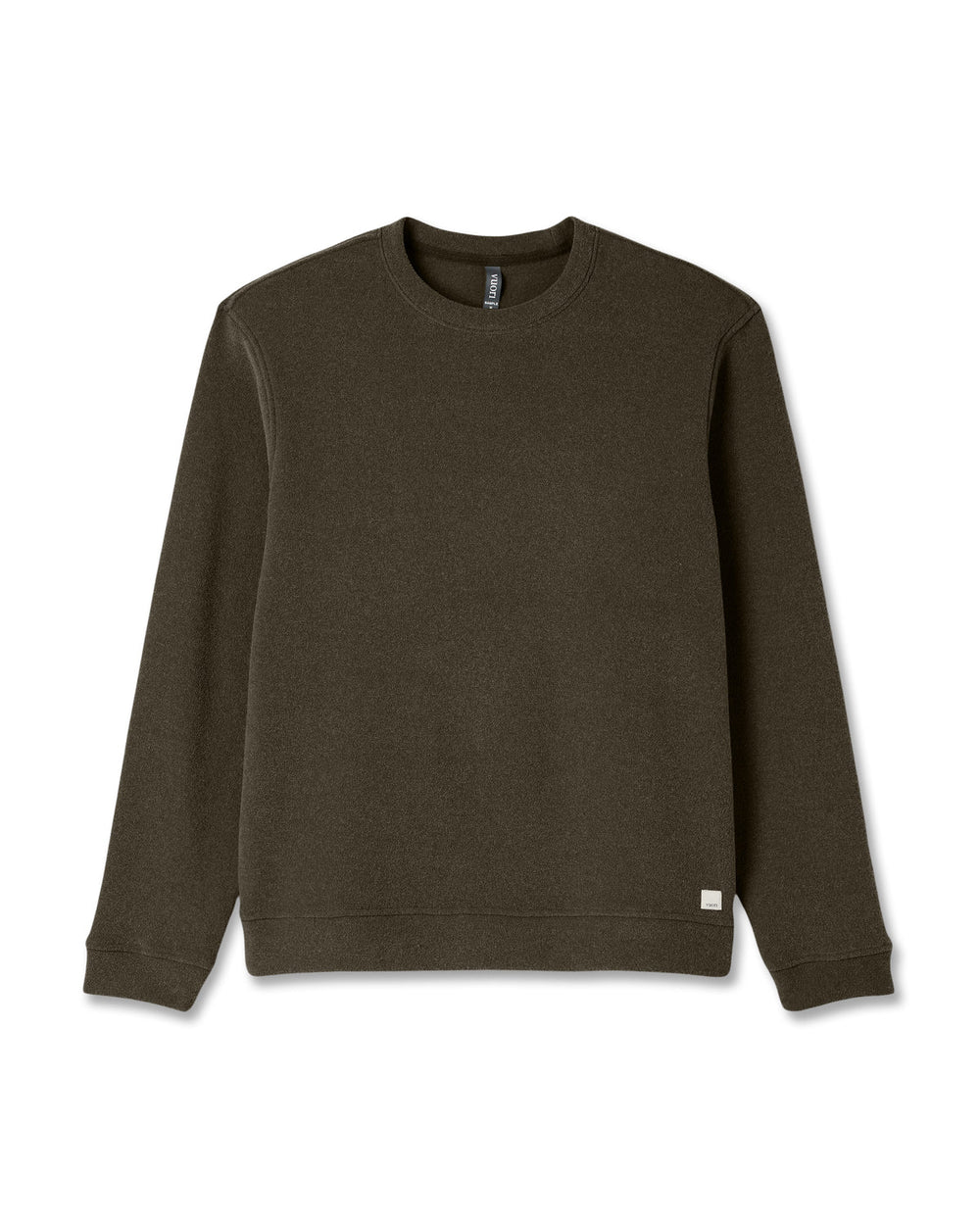 Vuori Beach Fleece Crew Men's Dark Oregano Heather Sweatshirt