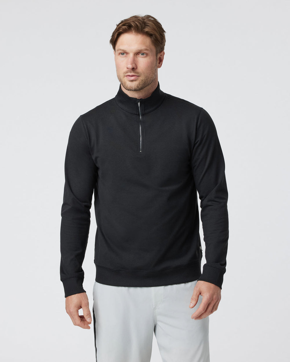 Vuori Coronado Half Zip Black Heather