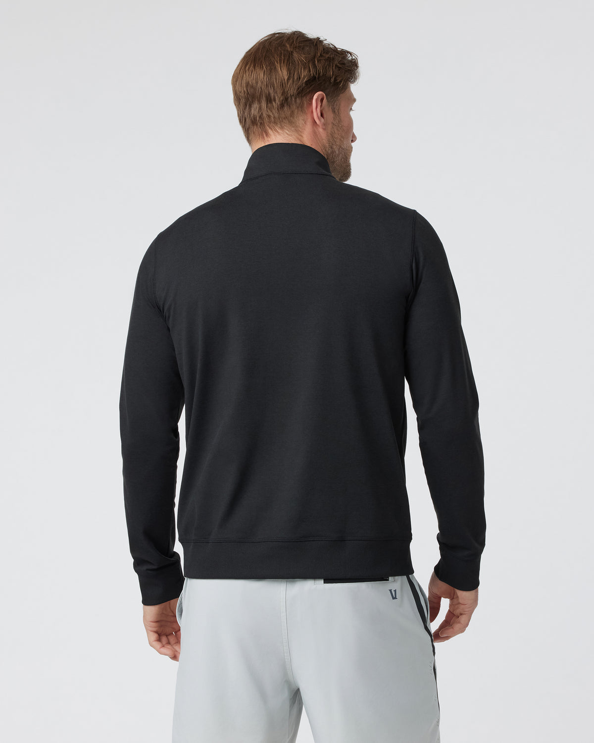 Vuori Coronado Half Zip Black Heather