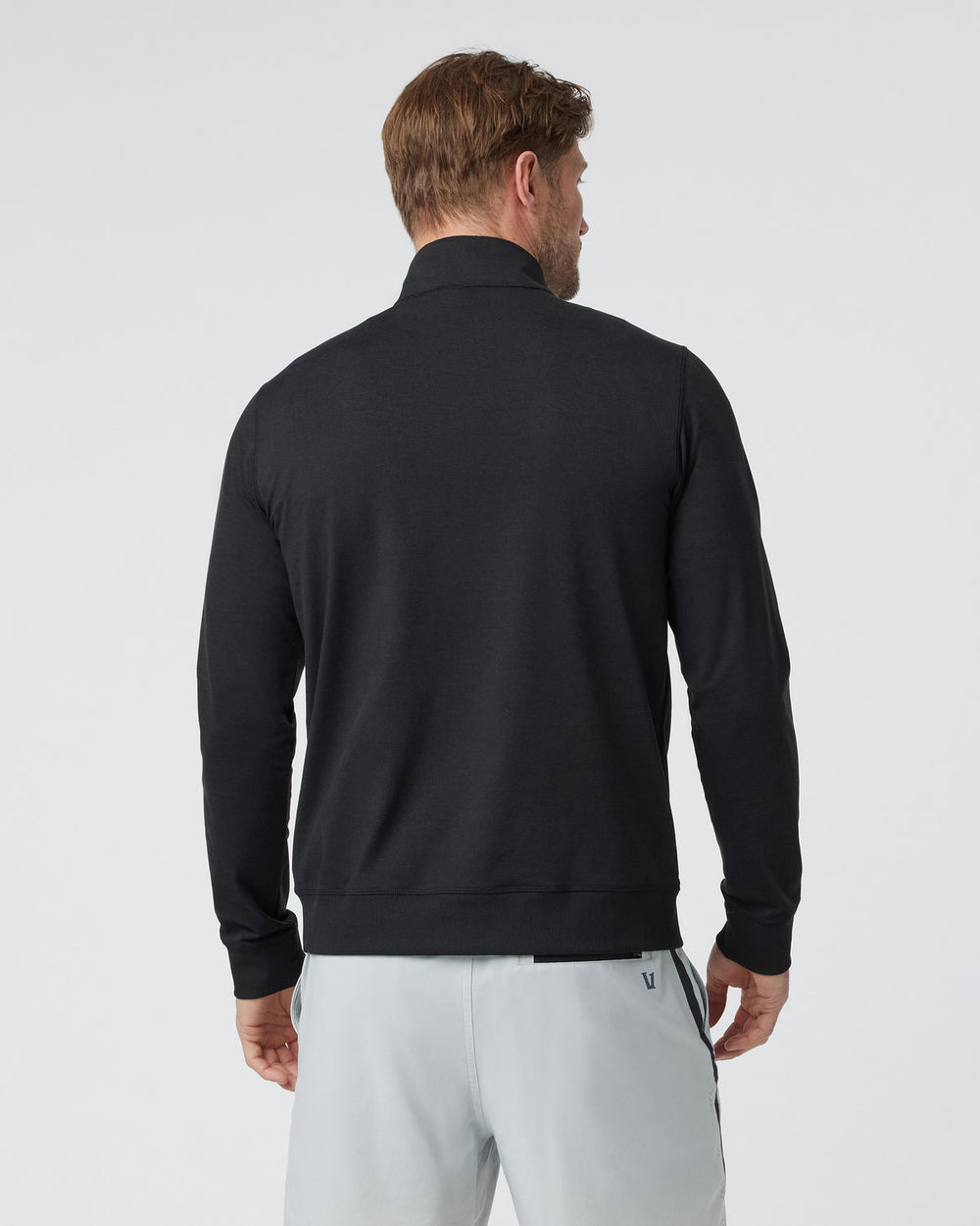 Vuori Coronado Half Zip Black Heather