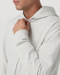 Vuori Coronado Full Zip Hoodie 2.0 Men's Salt Heather Jacket