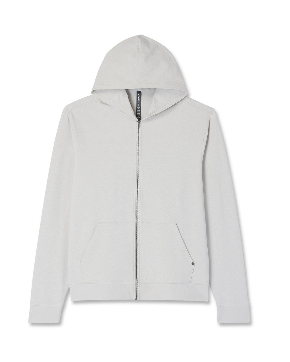 Vuori Coronado Full Zip Hoodie 2.0 Men's Salt Heather Jacket