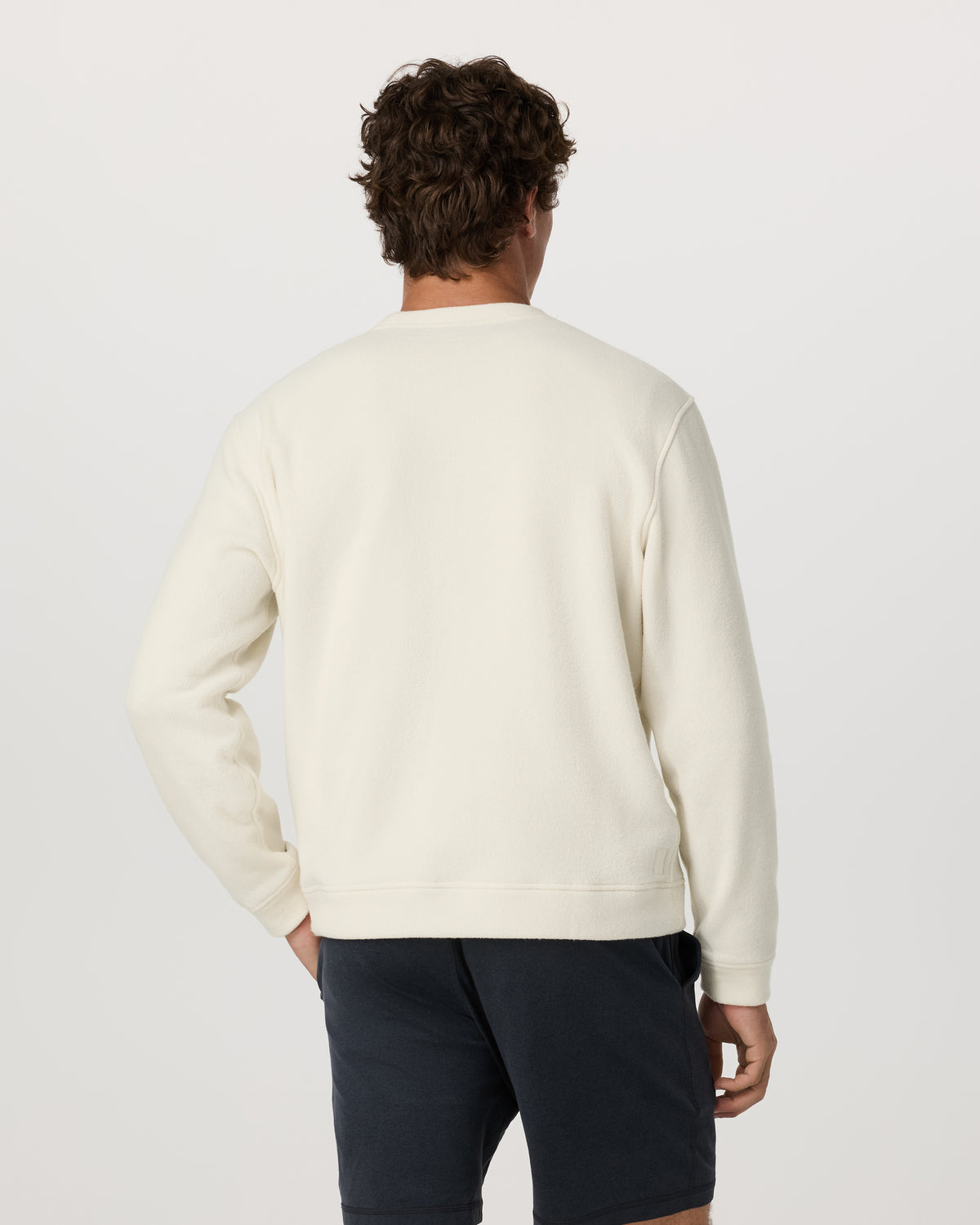 Vuori Beach Fleece Crew Men's Bone Heather Crewneck