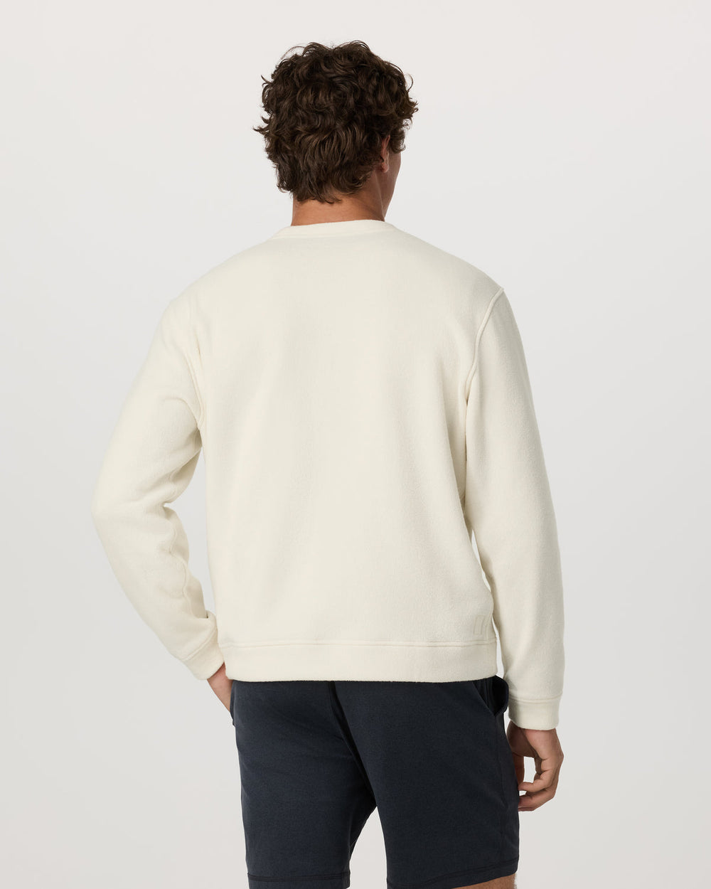 Vuori Beach Fleece Crew Men's Bone Heather Crewneck