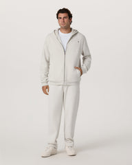 Vuori Seaside Full Zip 2.0 Men's Salt Full Zip Hoodie