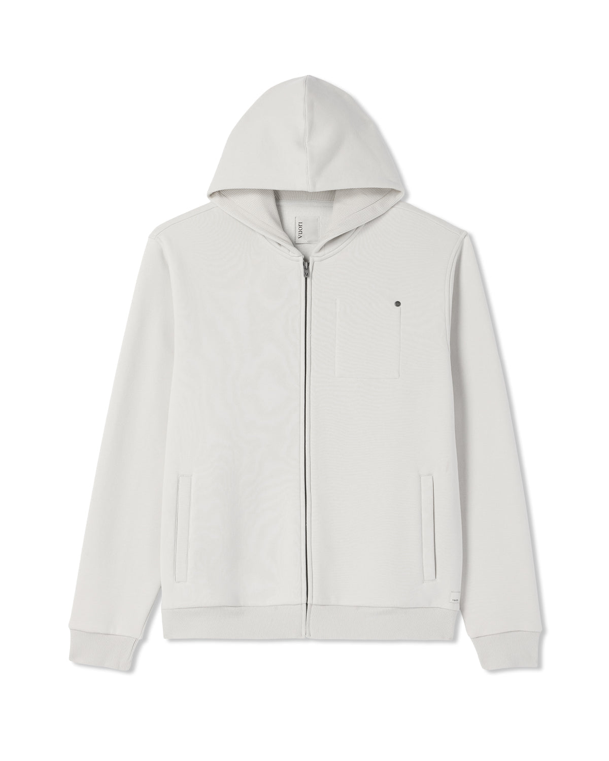 Vuori Seaside Full Zip 2.0 Men's Salt Full Zip Hoodie
