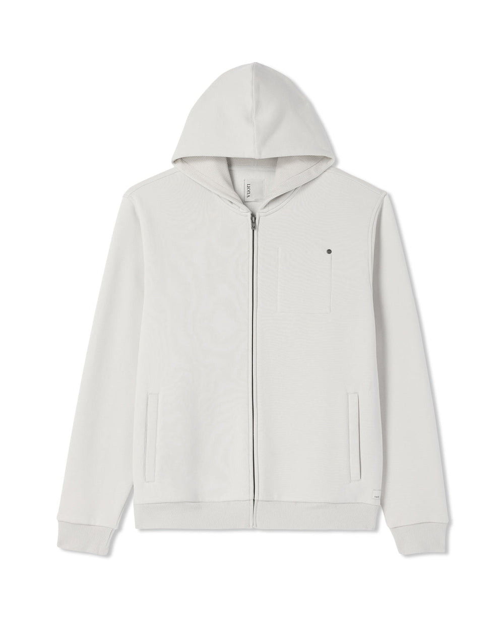 Vuori Seaside Full Zip 2.0 Men's Salt Full Zip Hoodie