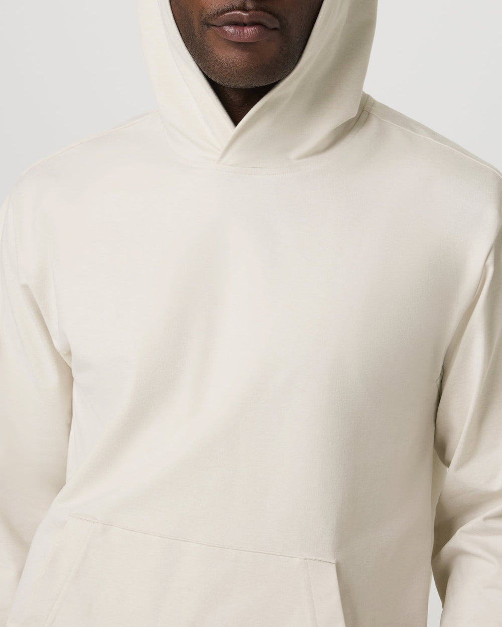 Vuori Coronado Pullover Hoodie 2.0 Men's Ivory Heather Hoodie
