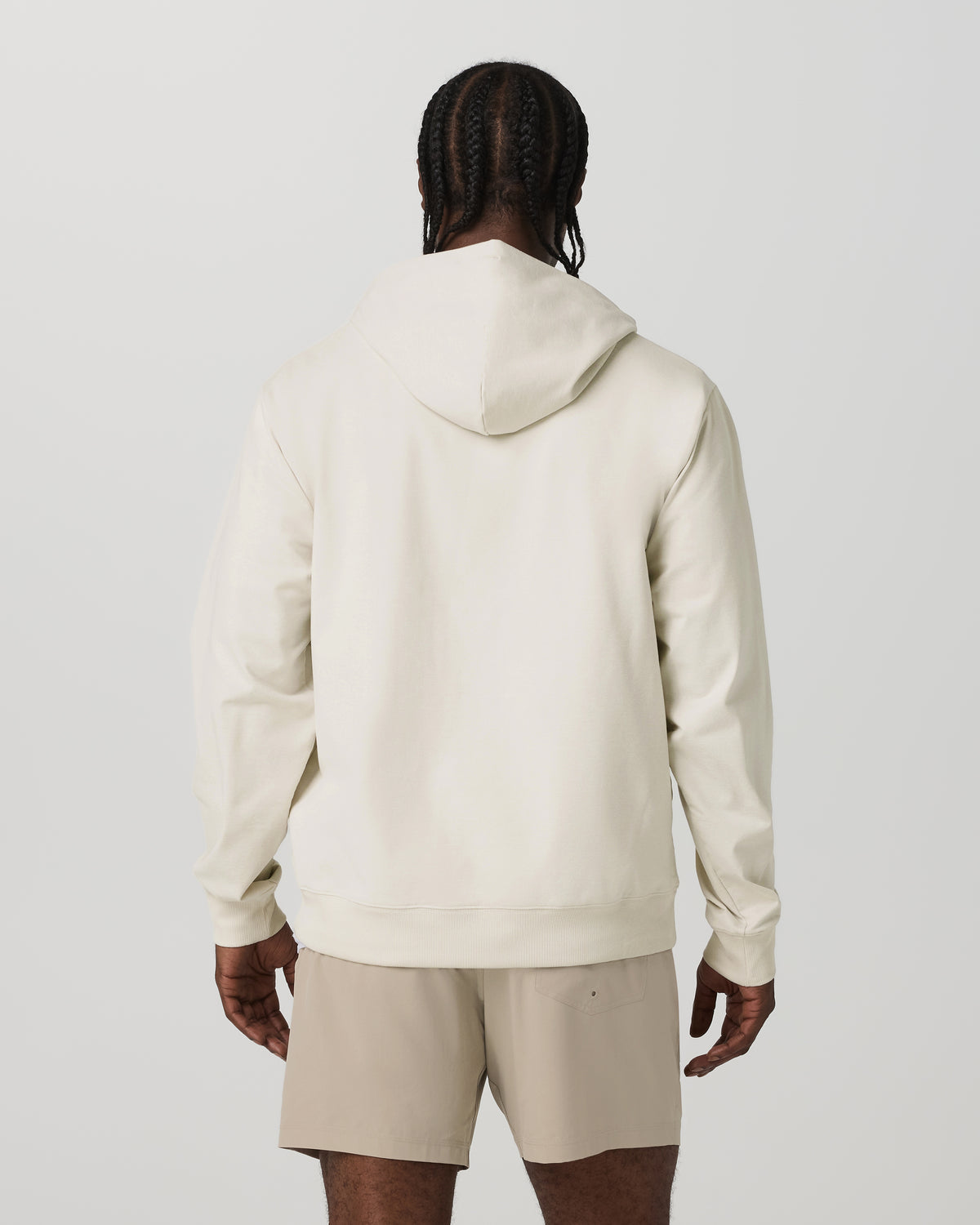 Vuori Coronado Pullover Hoodie 2.0 Men's Ivory Heather Hoodie