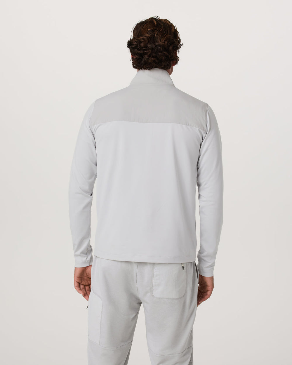 Vuori Sunday Element 1/2 Zip Men's Frost Grey Pullover