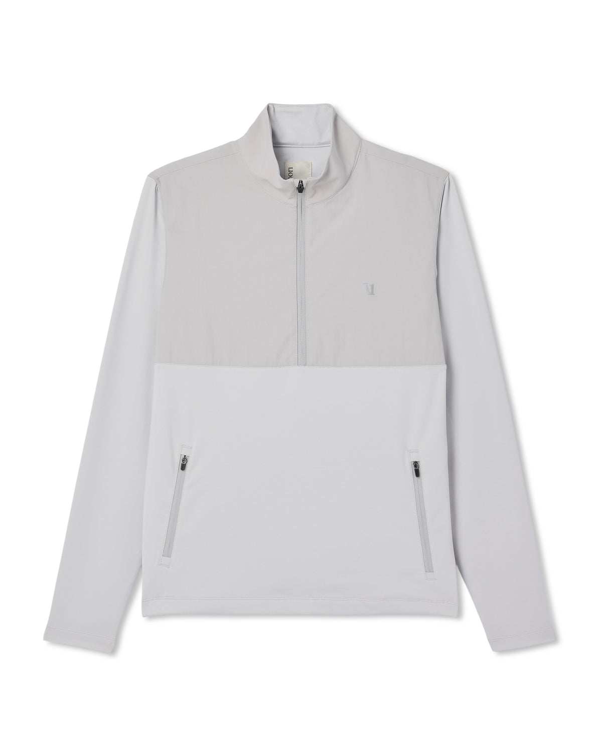 Vuori Sunday Element 1/2 Zip Men's Frost Grey Pullover