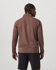 Vuori Sunday Element Half Zip Men's Sable Heather Layer