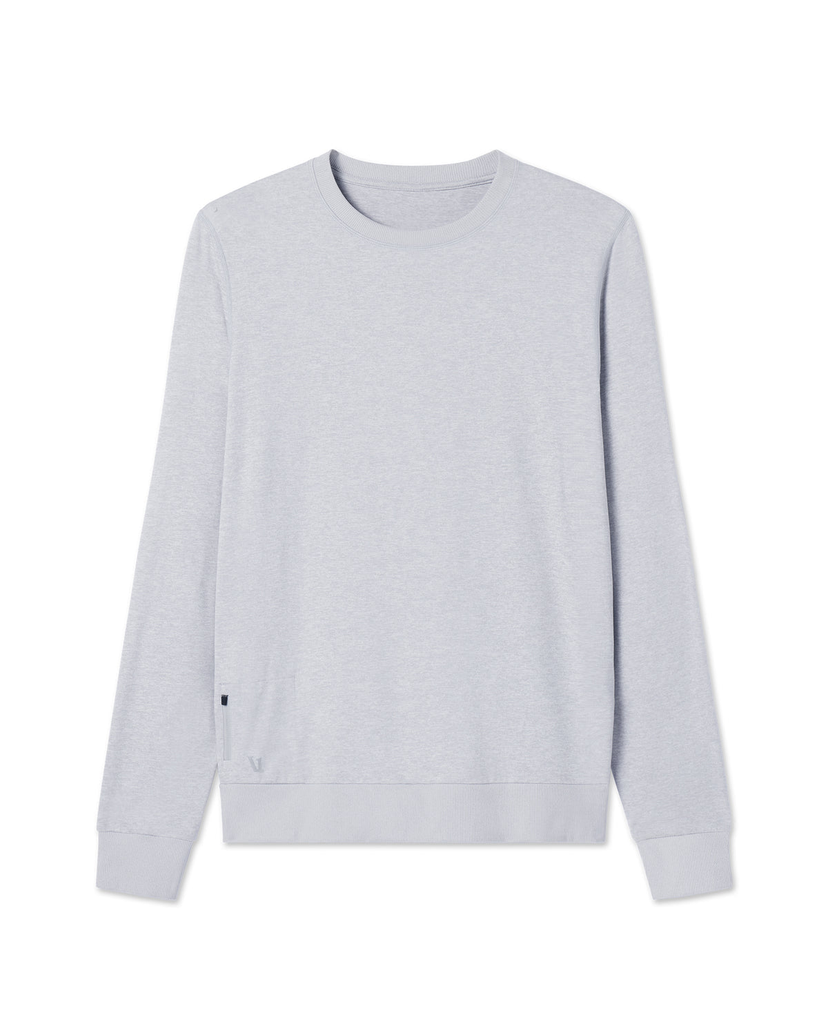 Vuori Ponto Performance Crew Men's Platinum White Pullover