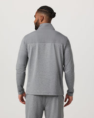 Vuori Sunday Element Track Jacket Men's Grey Heather