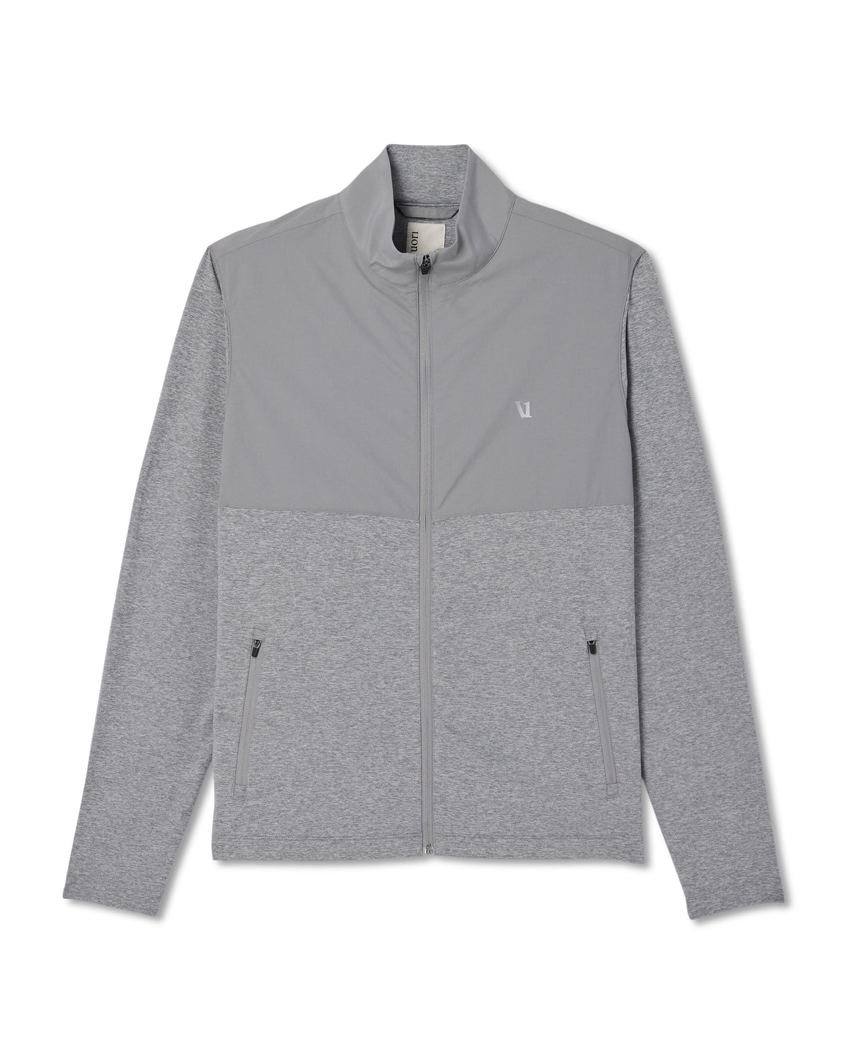 Vuori Sunday Element Track Jacket Men's Grey Heather