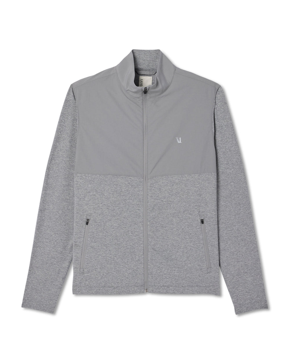 Vuori Sunday Element Track Jacket Men's Grey Heather