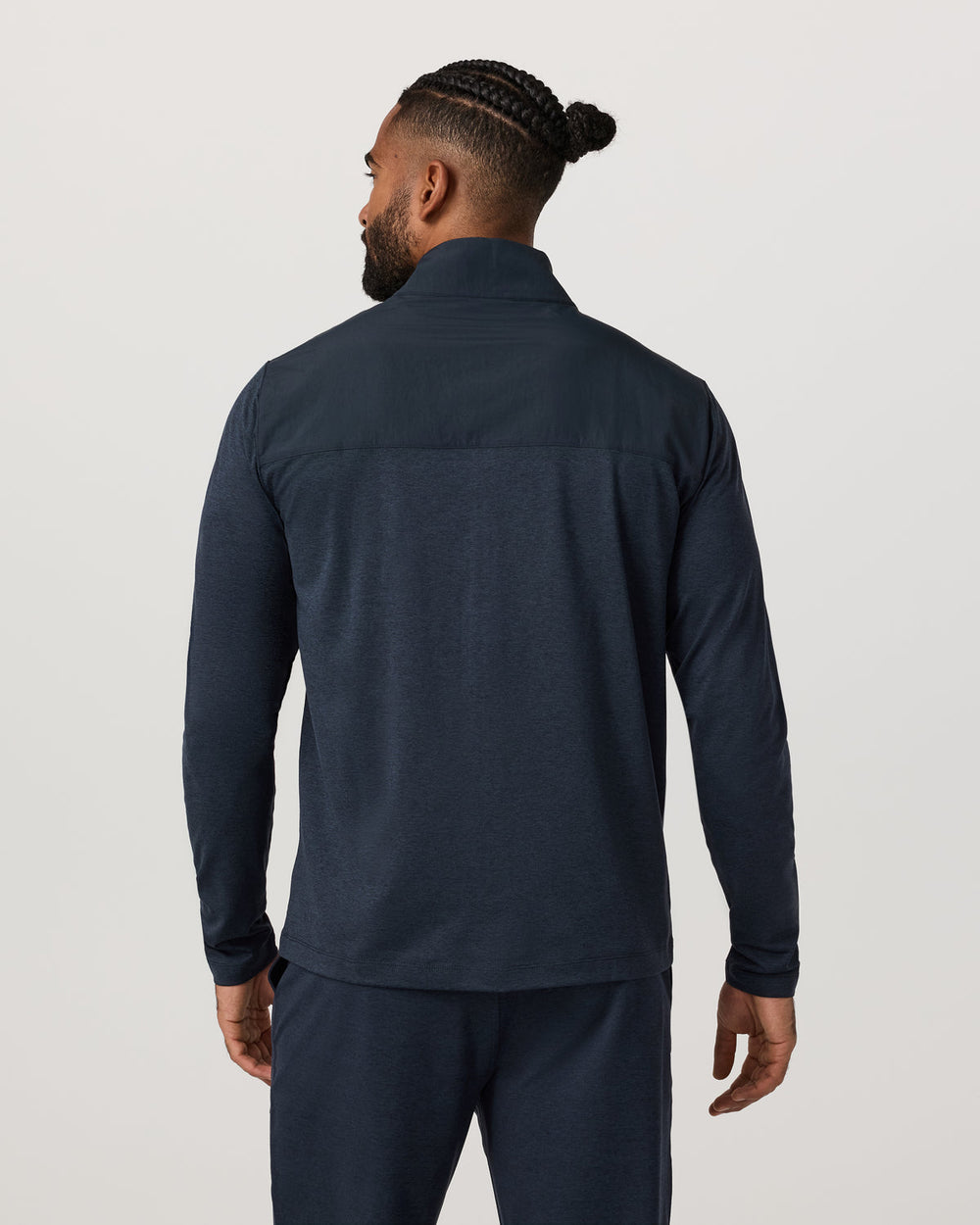 Vuori Sunday Element Track Jacket Men's Ink Heather Jacket