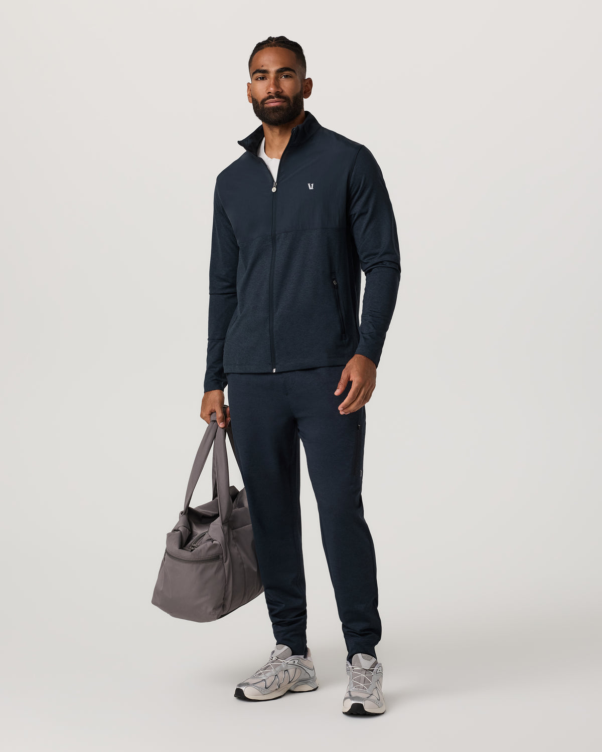 Vuori Sunday Element Track Jacket Men's Ink Heather Jacket