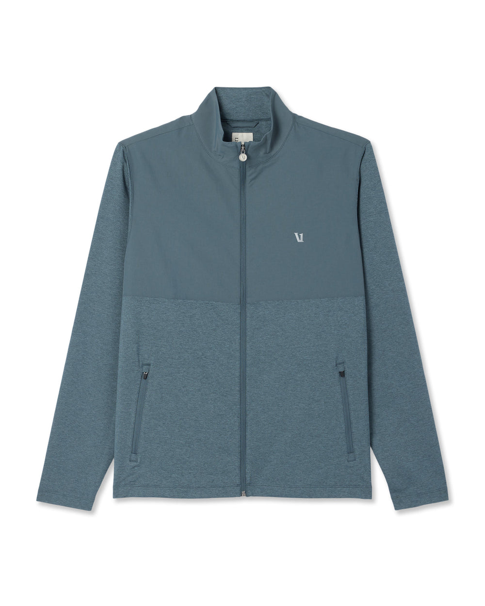 Vuori Sunday Element Track Jacket Men's Blue Sea Heather Jacket