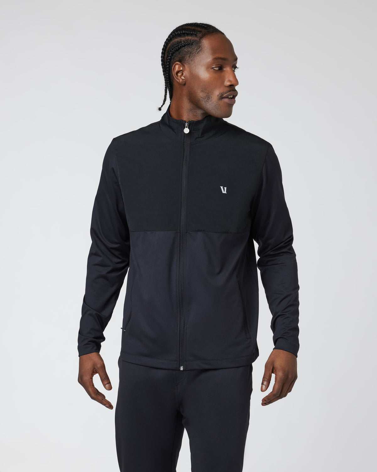 Vuori Sunday Element Track Jacket Men's Black Jacket