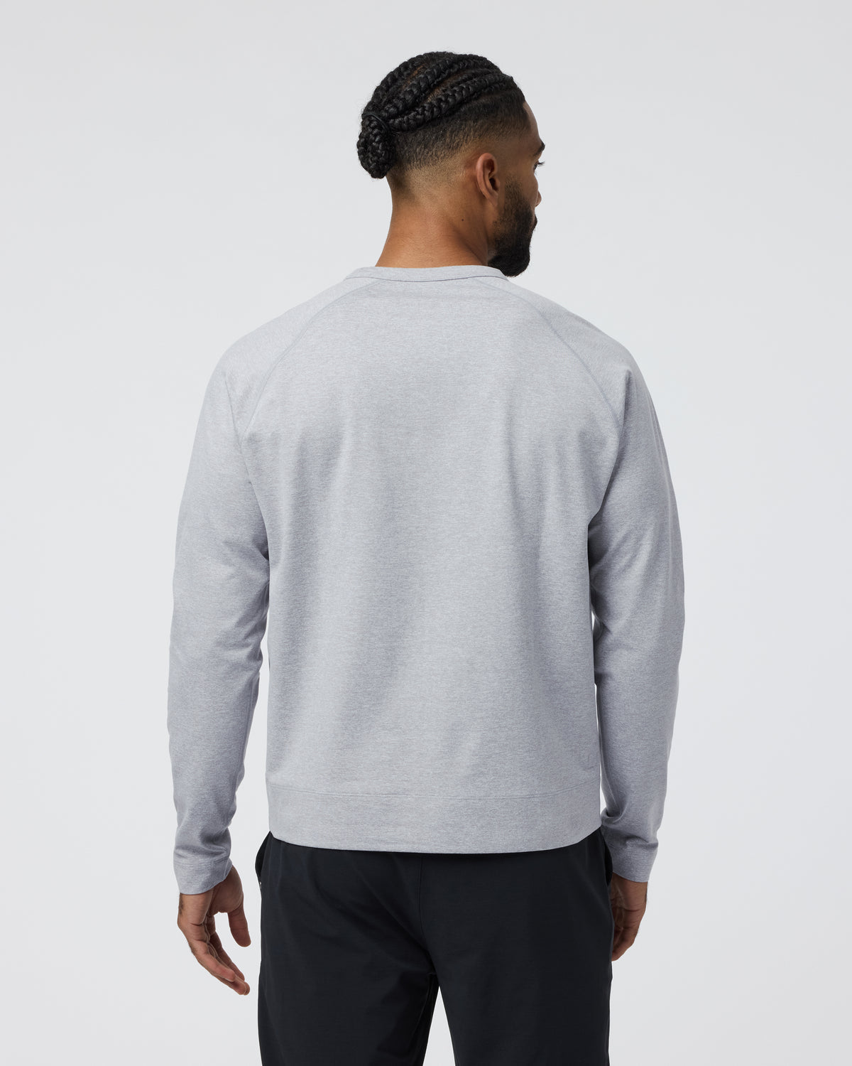 Vuori Coronado Crew Light Heather Grey