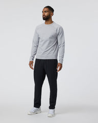 Vuori Coronado Crew Light Heather Grey