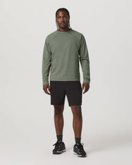 Vuori Men's Coronado Crew - Relaxed Fit Light Oregano Heather