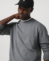 Vuori Cypress Vintage Crew Men's Heather Grey Fleece Pullover