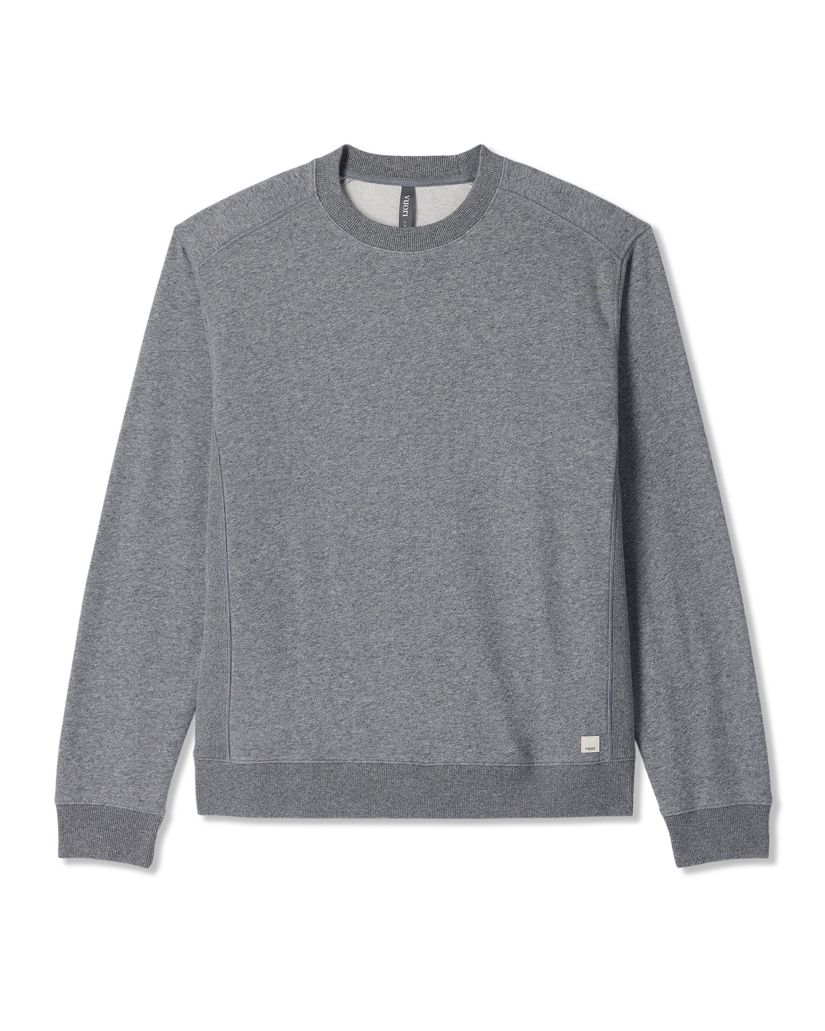Vuori Cypress Vintage Crew Men's Heather Grey Fleece Pullover