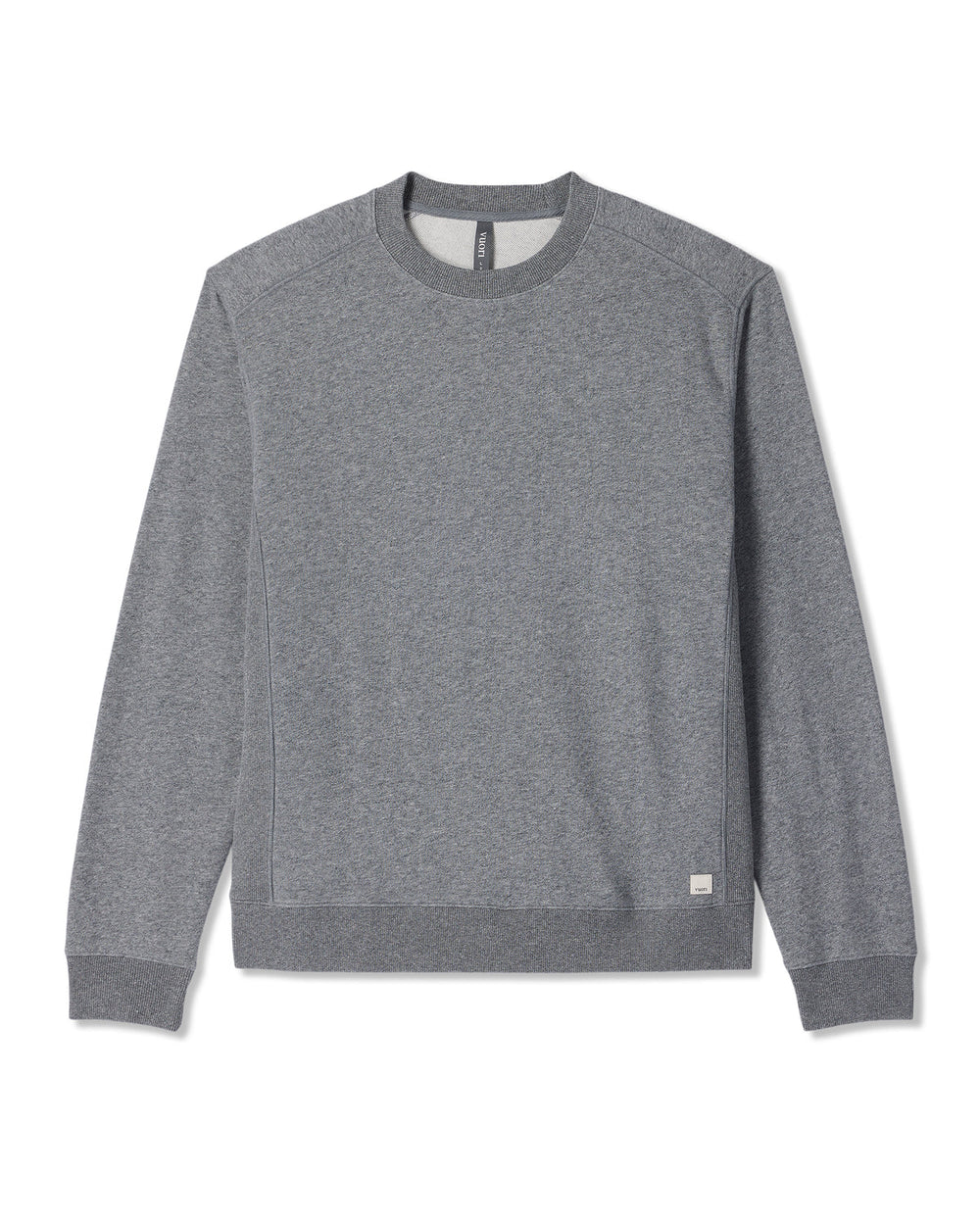 Vuori Cypress Vintage Crew Men's Heather Grey Fleece Pullover