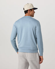 Vuori Ponto Performance Crew Men's Flint Heather Crew Neck
