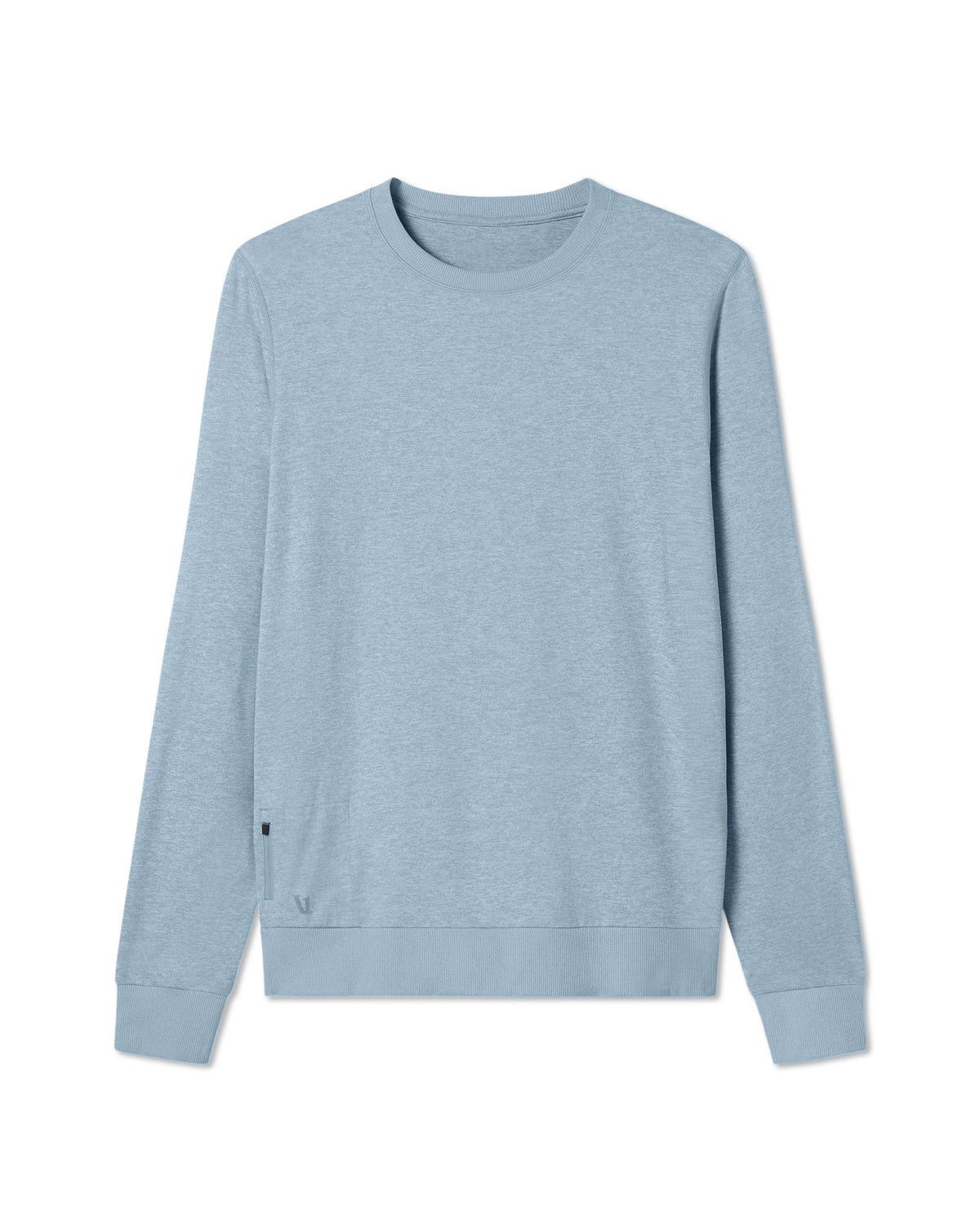 Vuori Ponto Performance Crew Men's Flint Heather Crew Neck