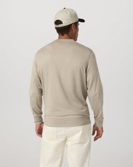 Vuori Ponto Performance Crew Men's Truffle Heather Crew Neck