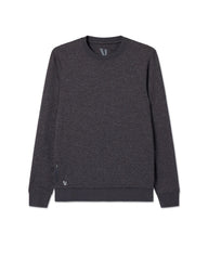 Vuori Ponto Performance Crew Charcoal Grey Crew Neck